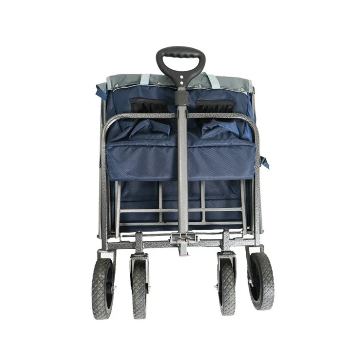 Sturdy Folding Multifunctional Wagon With 360 Swivel Wheels